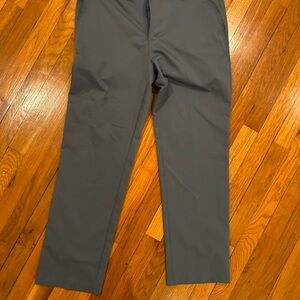 Men’s Adidas Gray Moisture Wicking Dress Pants, 33 X 30